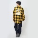 EVANGELION XIII FLANNEL CHECK SHIRTS JKT (イエロー)
