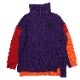 EVANGELION Panel Turtleneck Knit (ORANVE×RED×PURPLE)