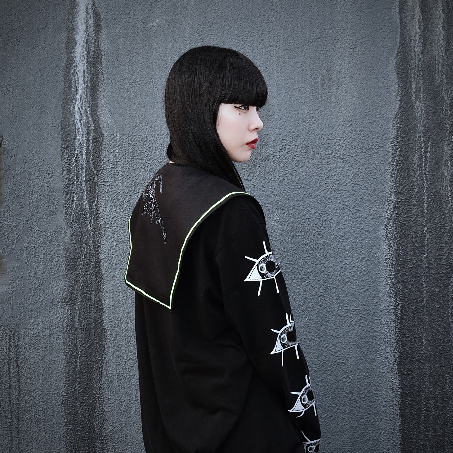 Sailor collar by MALICIOUS.X (BLACK(GREEE×VIOLET))