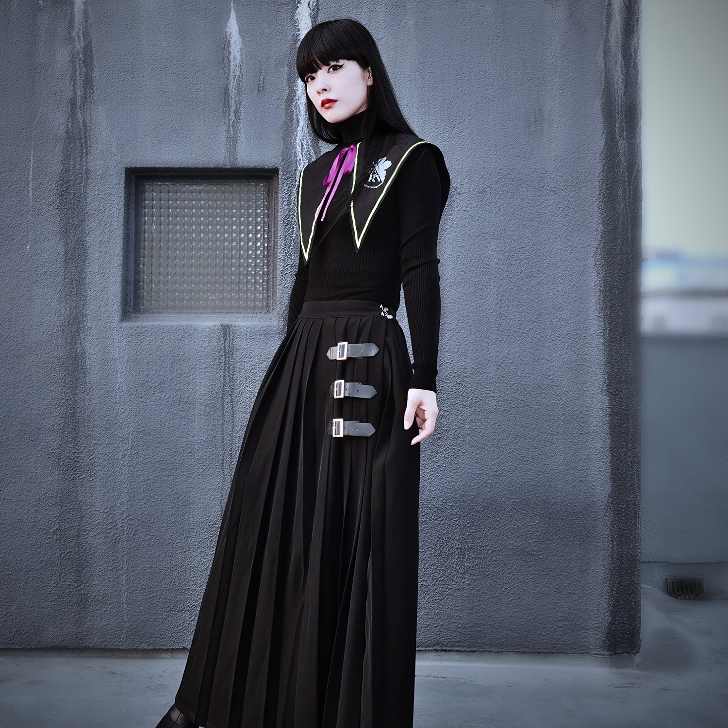 Sailor collar by MALICIOUS.X (BLACK(GREEE×VIOLET))