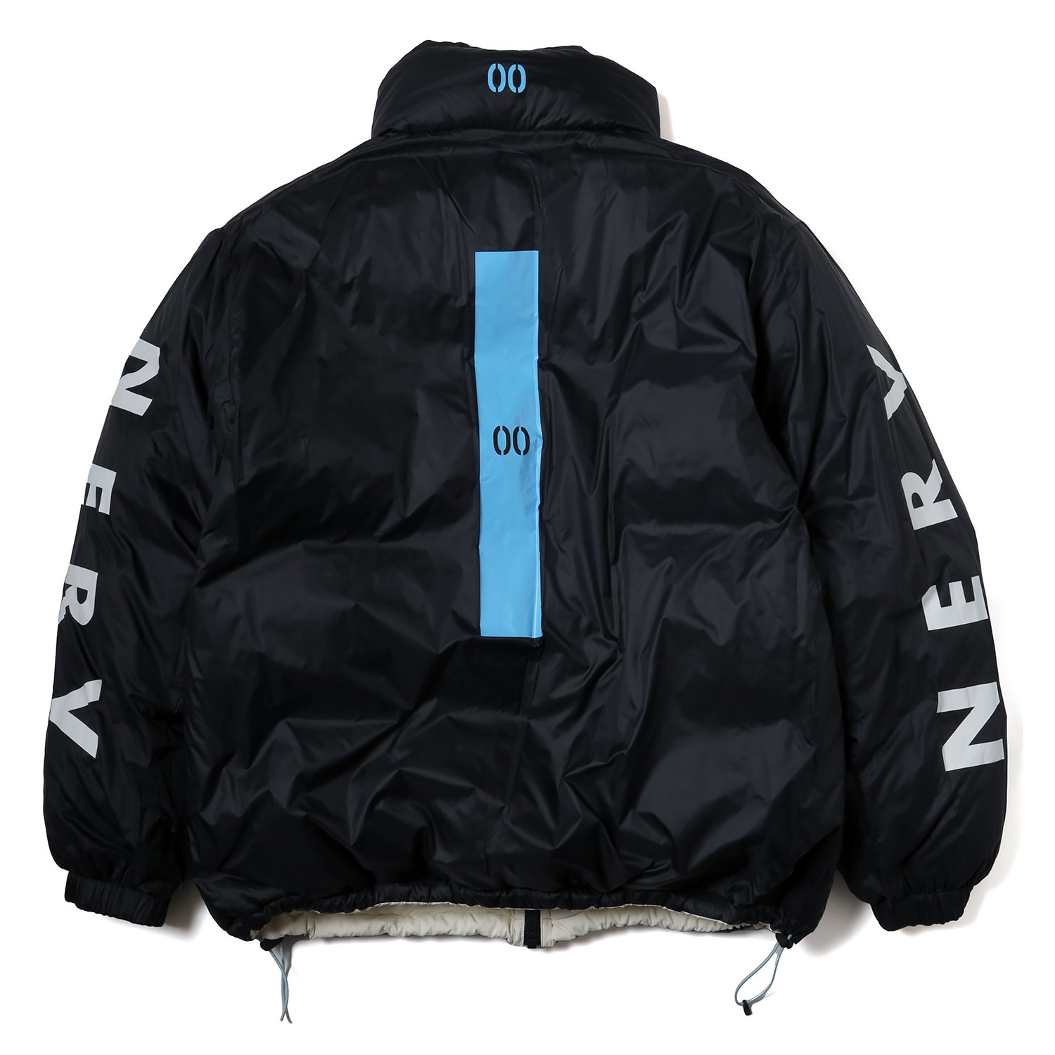 EVANGELION REVERSIBLE BUBBLE DOWN JACKET by FIRST DOWN (BLACKWHITE)