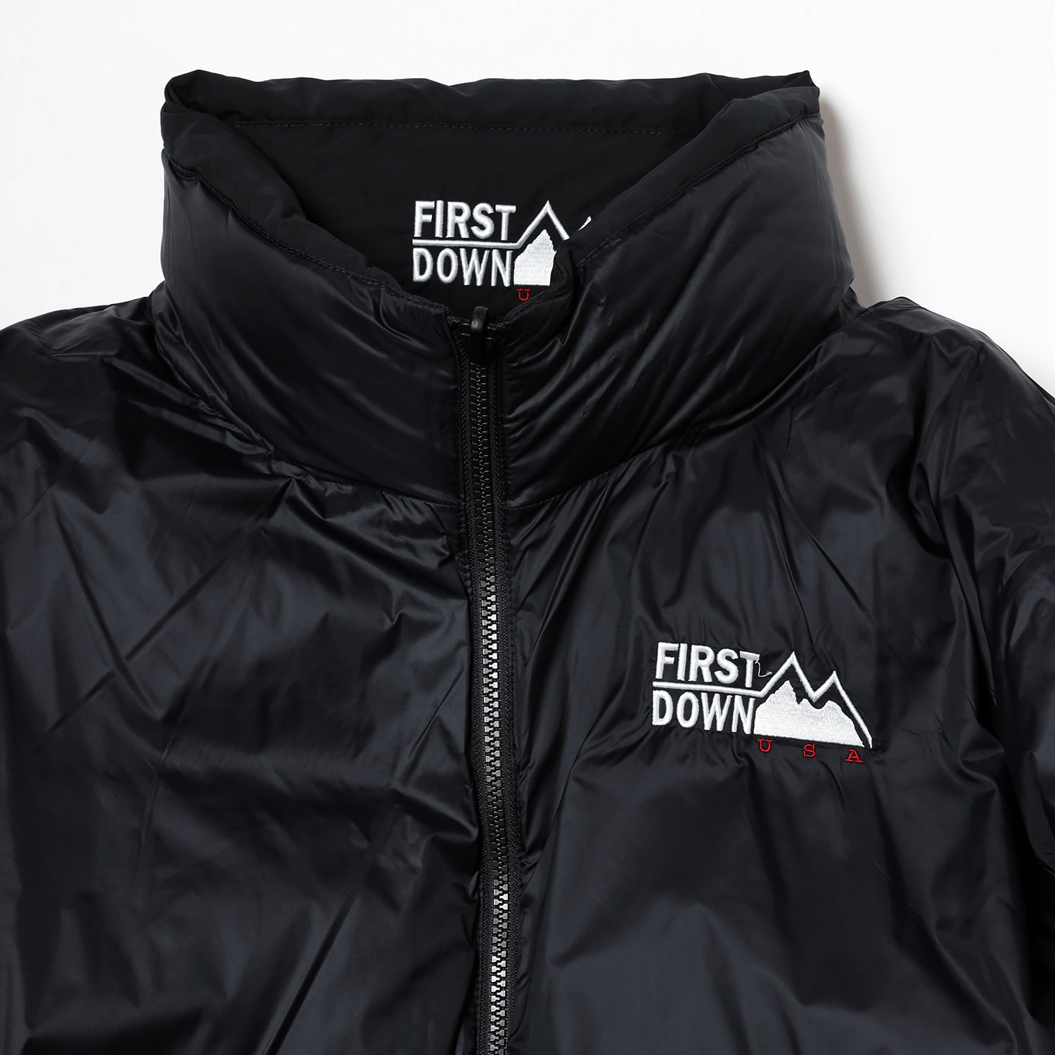 EVANGELION REVERSIBLE BUBBLE DOWN JACKET by FIRST DOWN (BLACKWHITE)