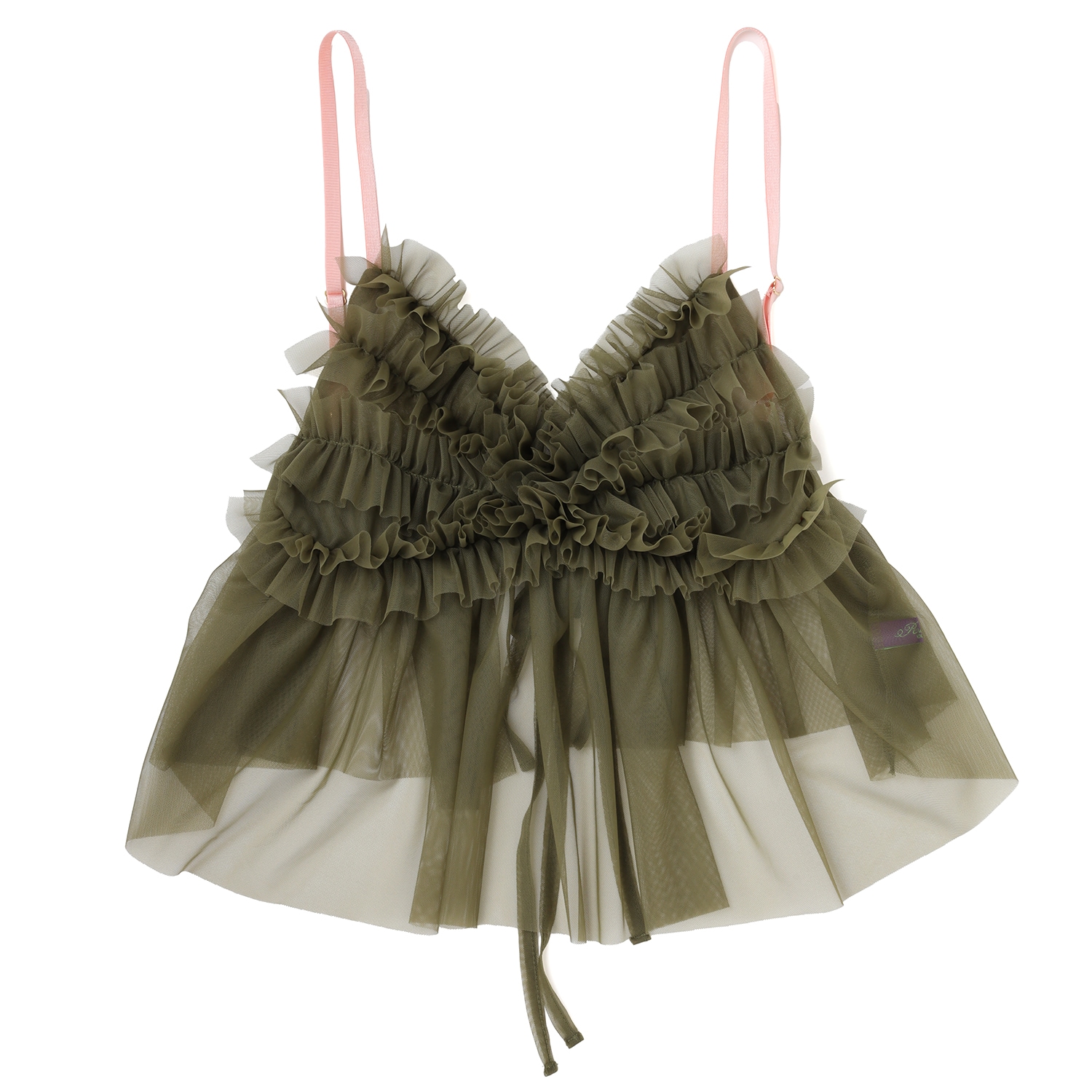 EVANGELION Tulle Camisole（OLIVE）