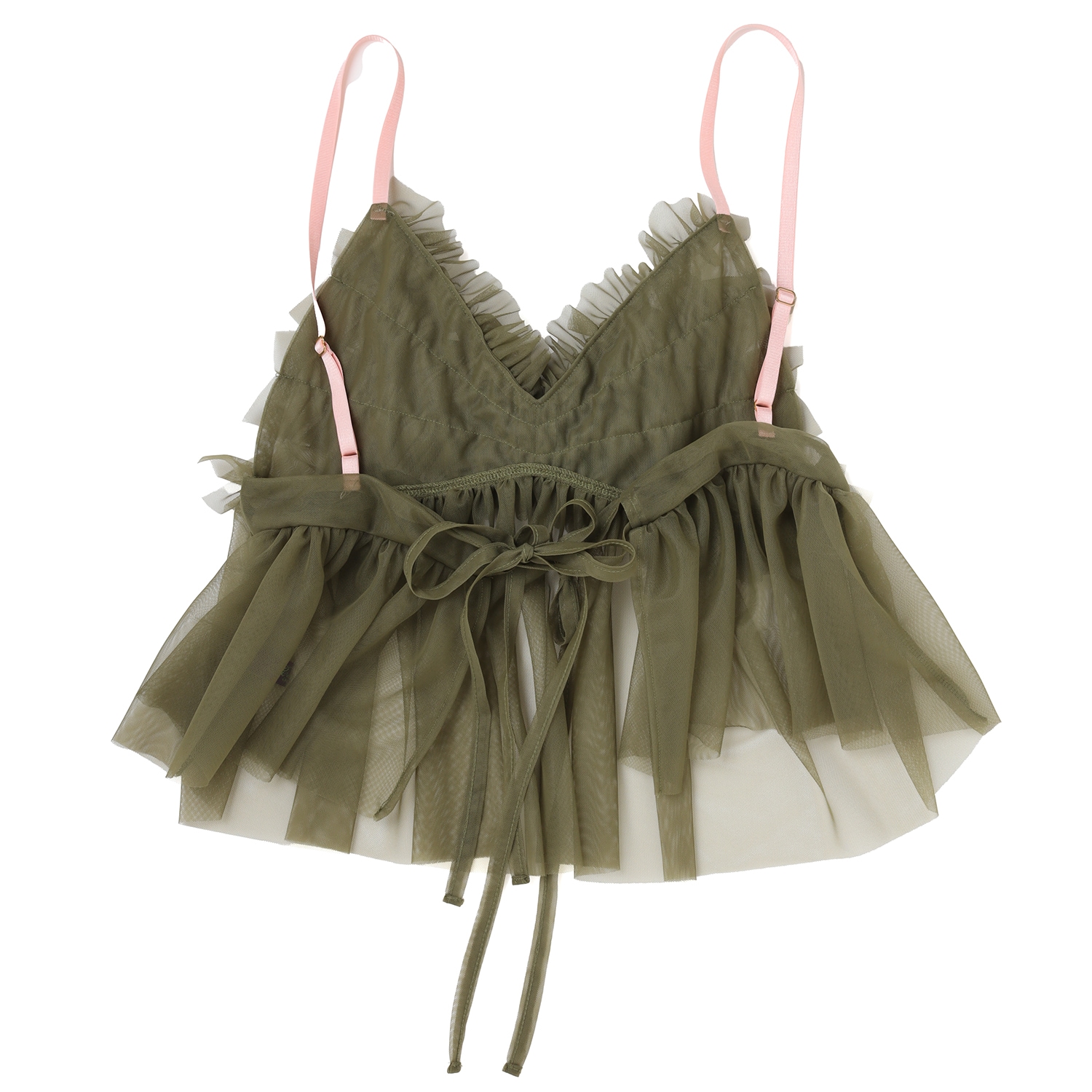EVANGELION Tulle Camisole（OLIVE）