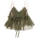 EVANGELION Tulle Camisole（OLIVE）