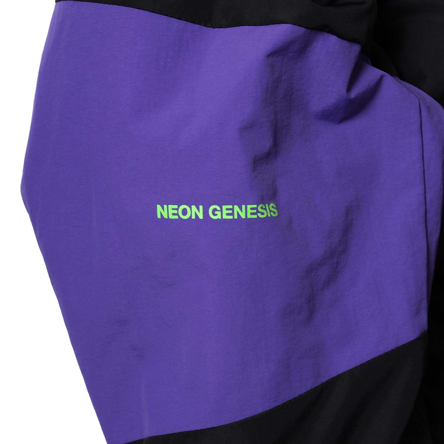 EVANGELION 2TONE DOWN JACKET (BLACK(EVA-01))