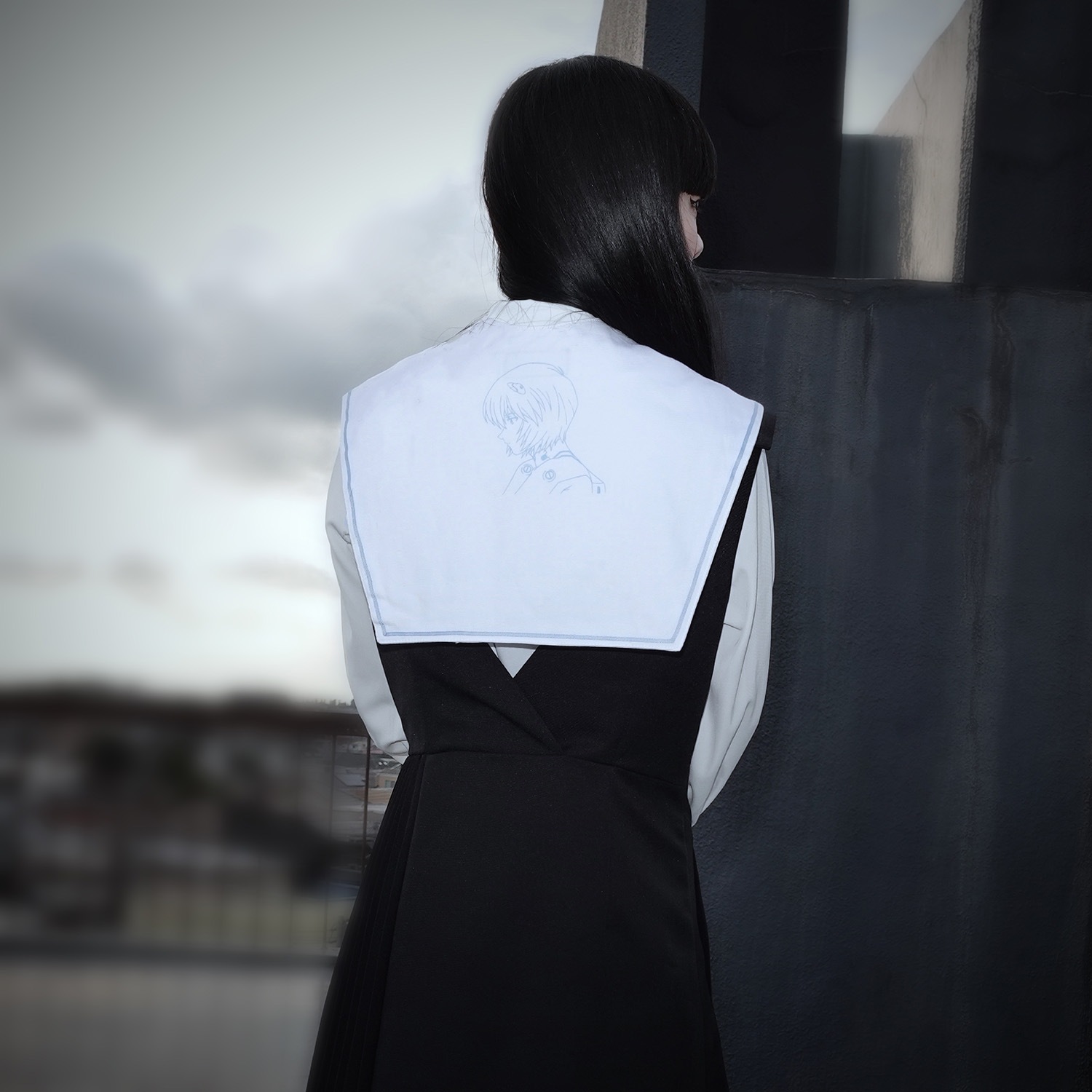 Sailor collar by MALICIOUS.X (WHITE(BLUERED))