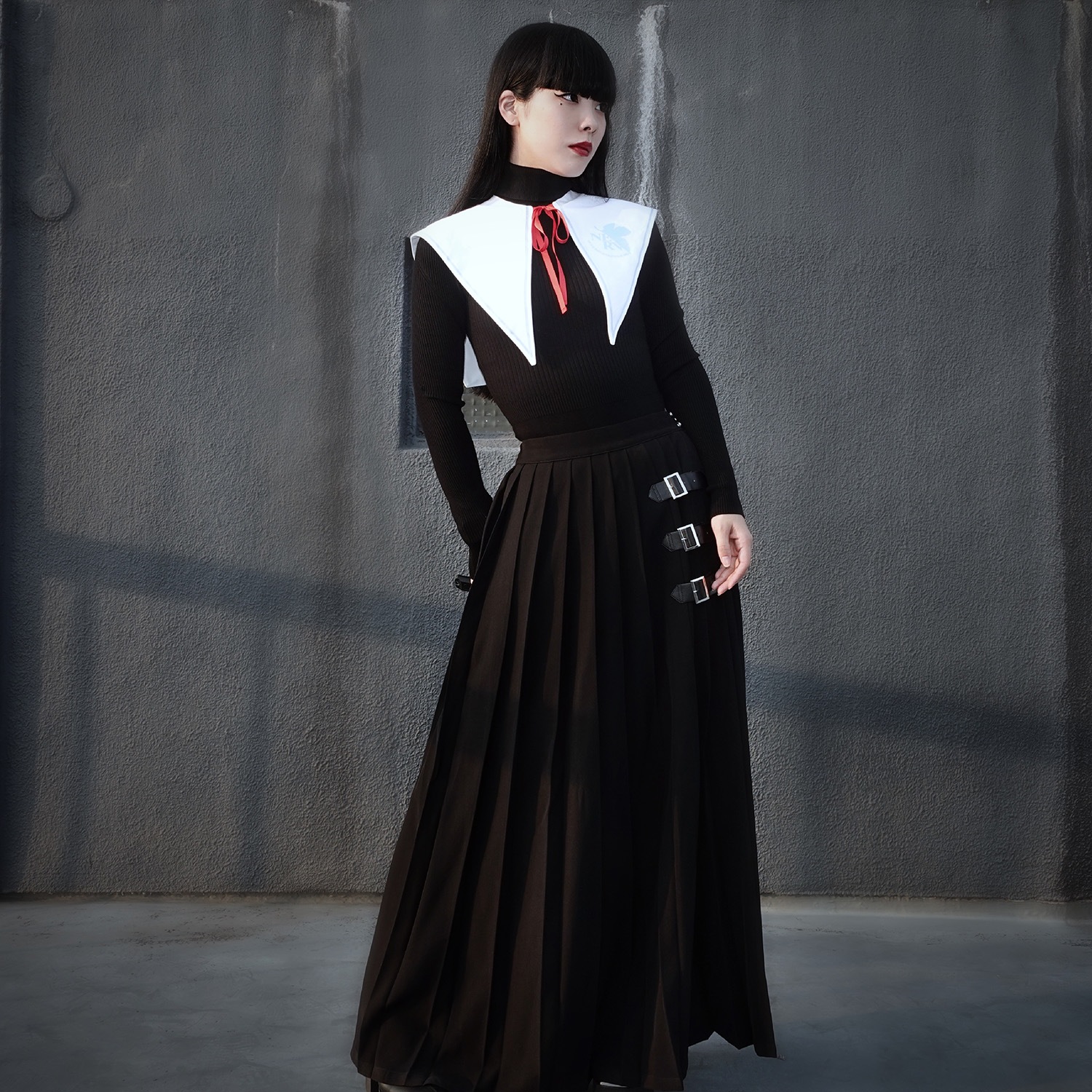 Sailor collar by MALICIOUS.X (WHITE(BLUERED))