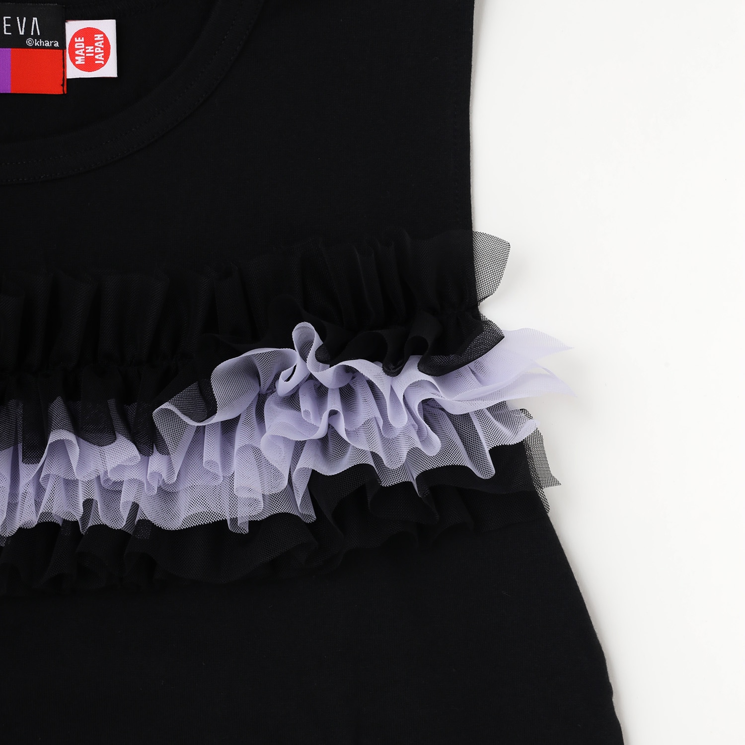 EVANGELION Sleeveless Cutsew（BLACK）