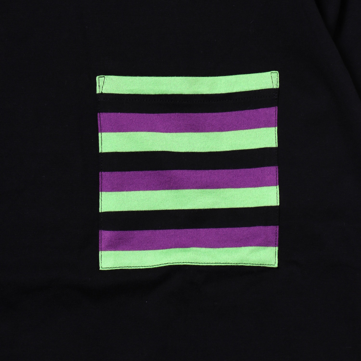 EVANGELION BORDER POCKET T-Shirt (BLACK(EVA-01))