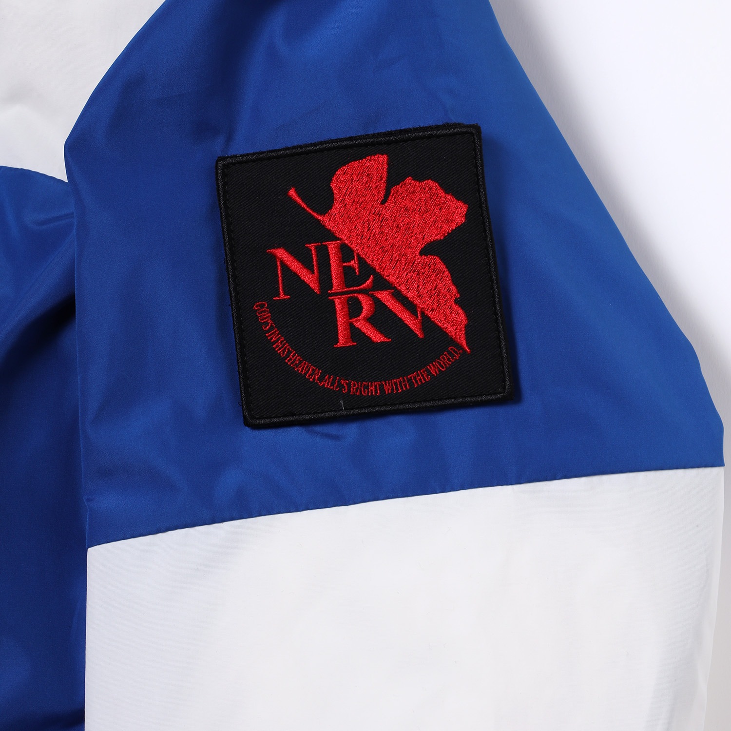 EVANGELION 2TONE DOWN JACKET (BLUE(EVA-00))
