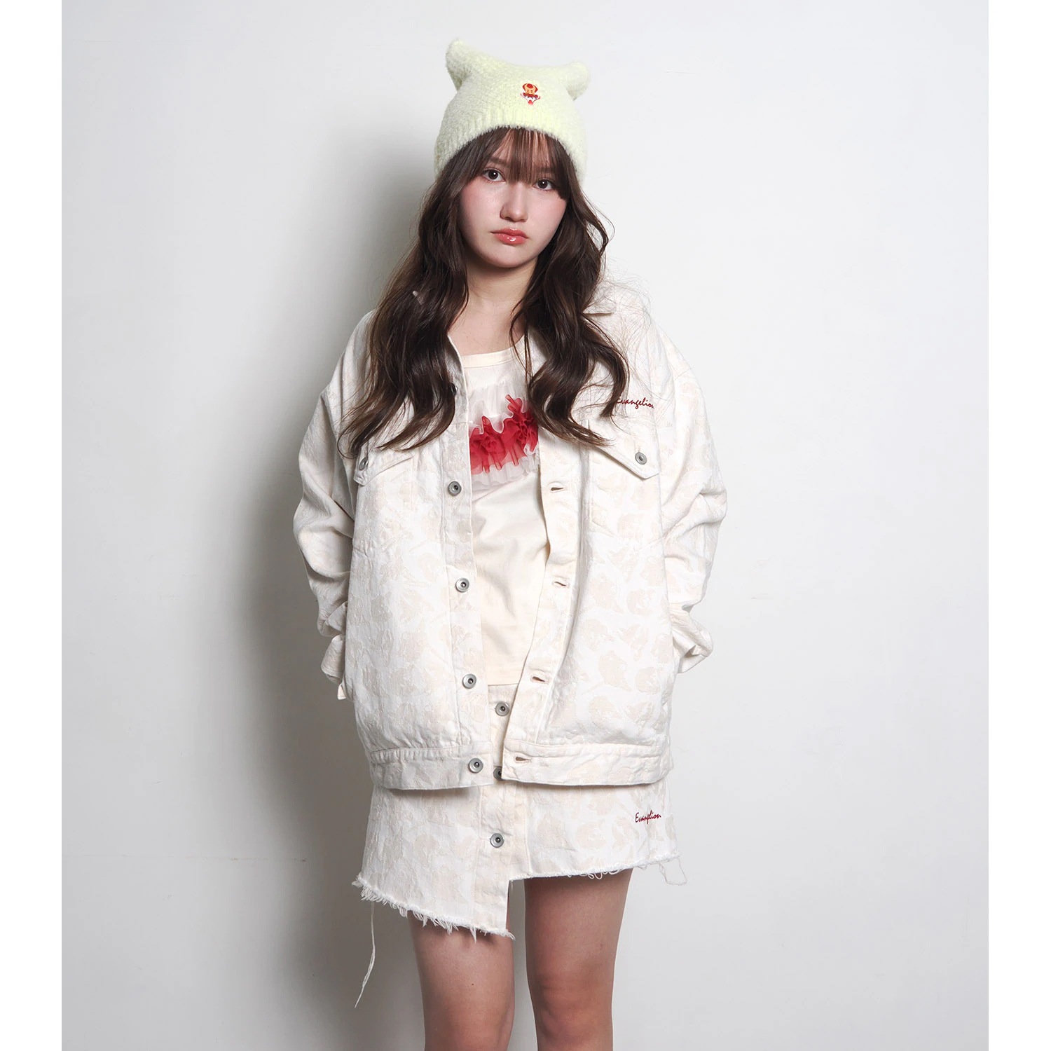 EVANGELION Sleeveless Cutsew（OFF WHITE）