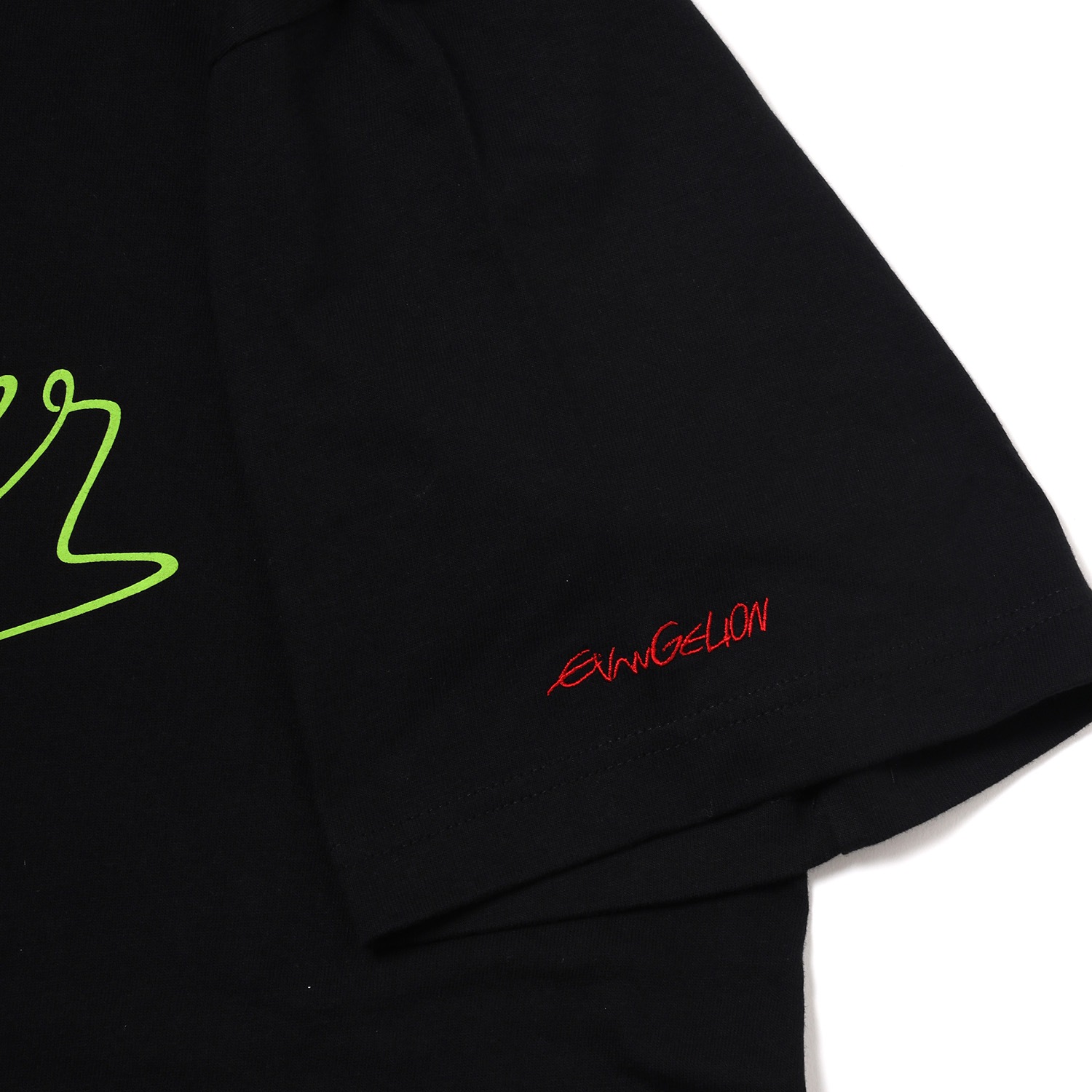 Light Green Summer T-Shirt β (BLACK×GREEN)