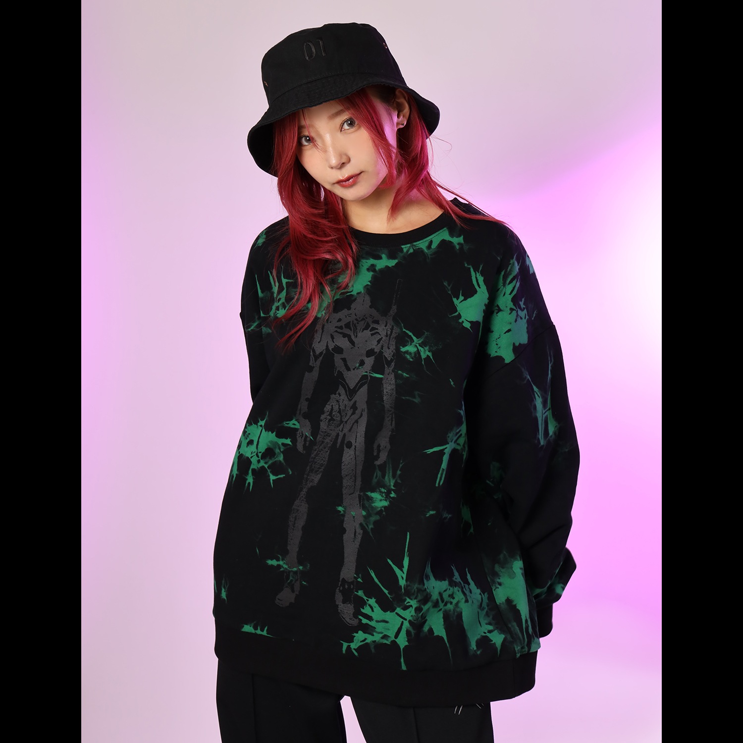 EVA-01 Tie Dye SWEAT (ORANGE)