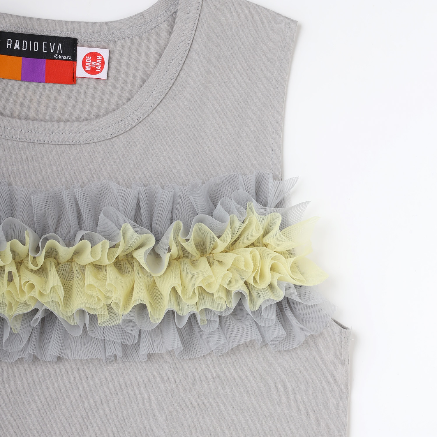 EVANGELION Sleeveless Cutsew（GRAY）