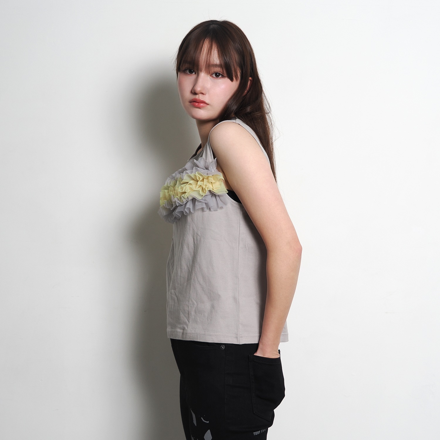 EVANGELION Sleeveless Cutsew（GRAY）