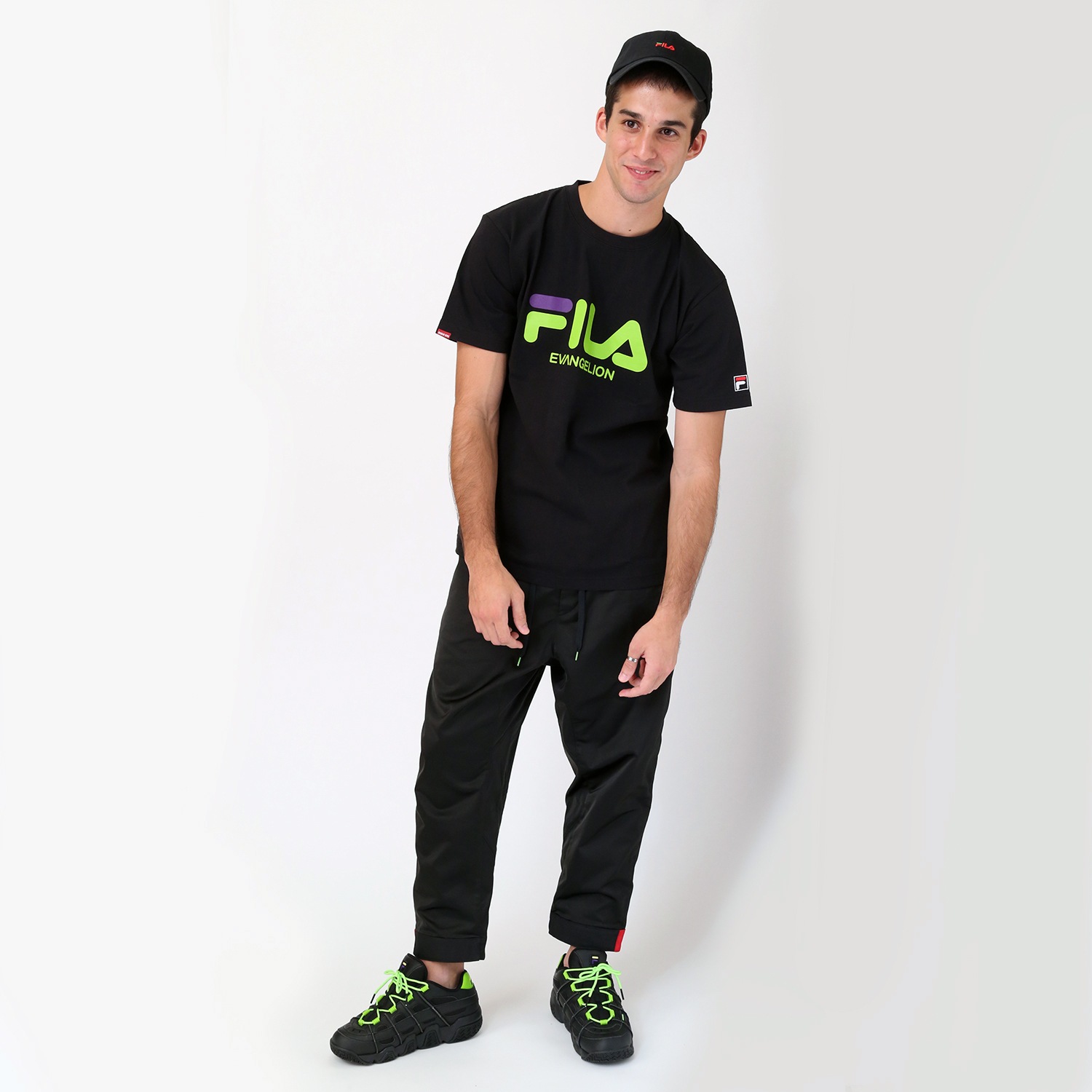 EVANGELION XIII Nylon Saruel Pants (ブラック)