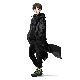 EVANGELION XIII Nylon Saruel Pants (ブラック)