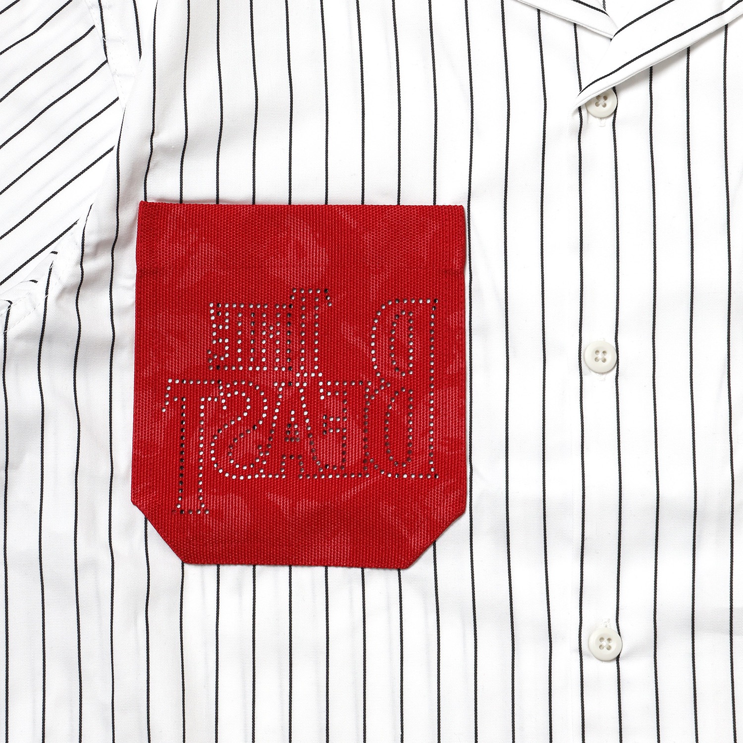 THE BEAST STRIPE WORK SHIRT (WHITE)