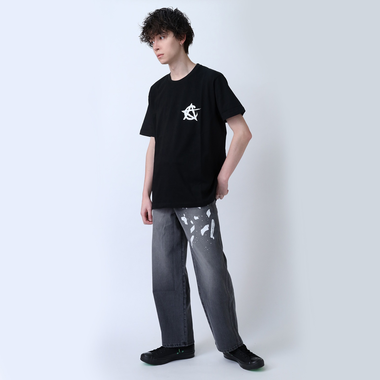 CIRCLE EVA T-Shirt（BLACK）