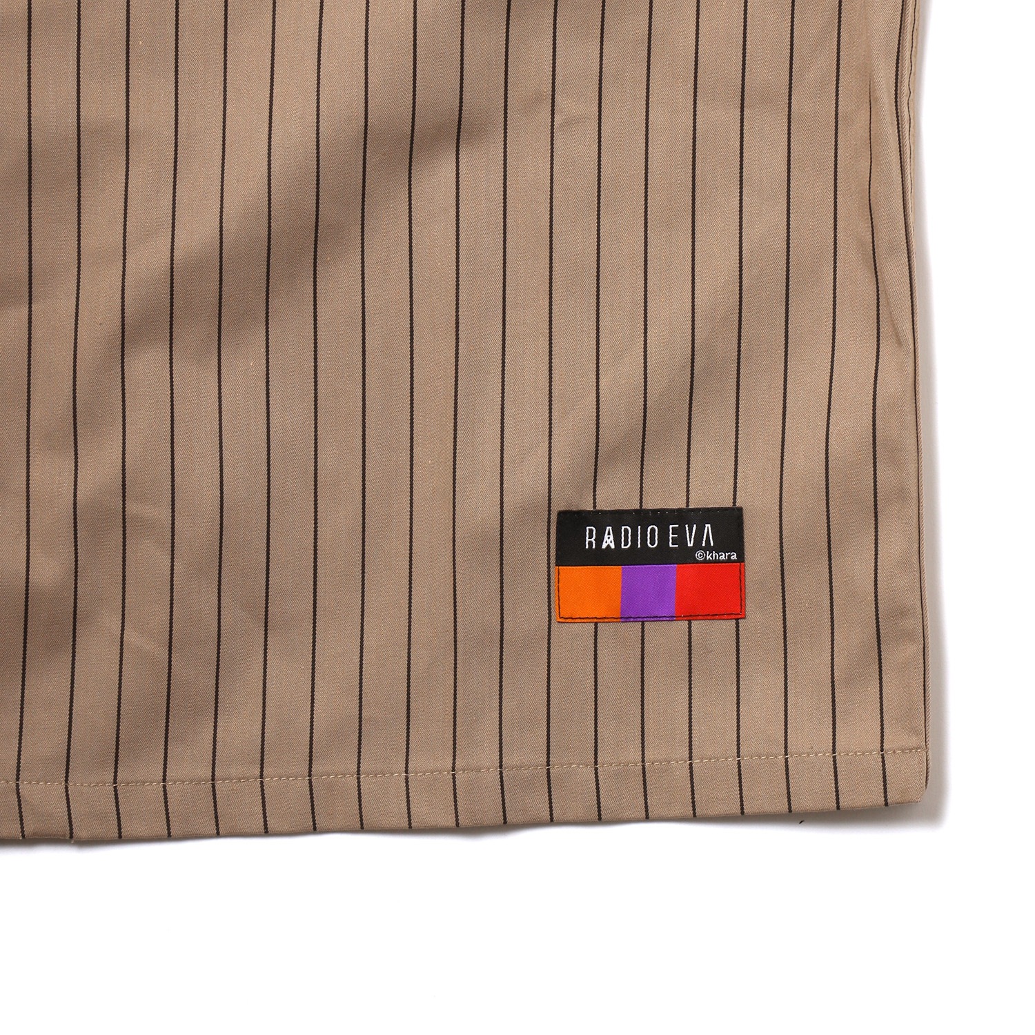 THE BEAST STRIPE WORK SHIRT (BEIGE)