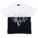 TOKYO-3 2Tone T-Shirt  (WHITEBLACK)