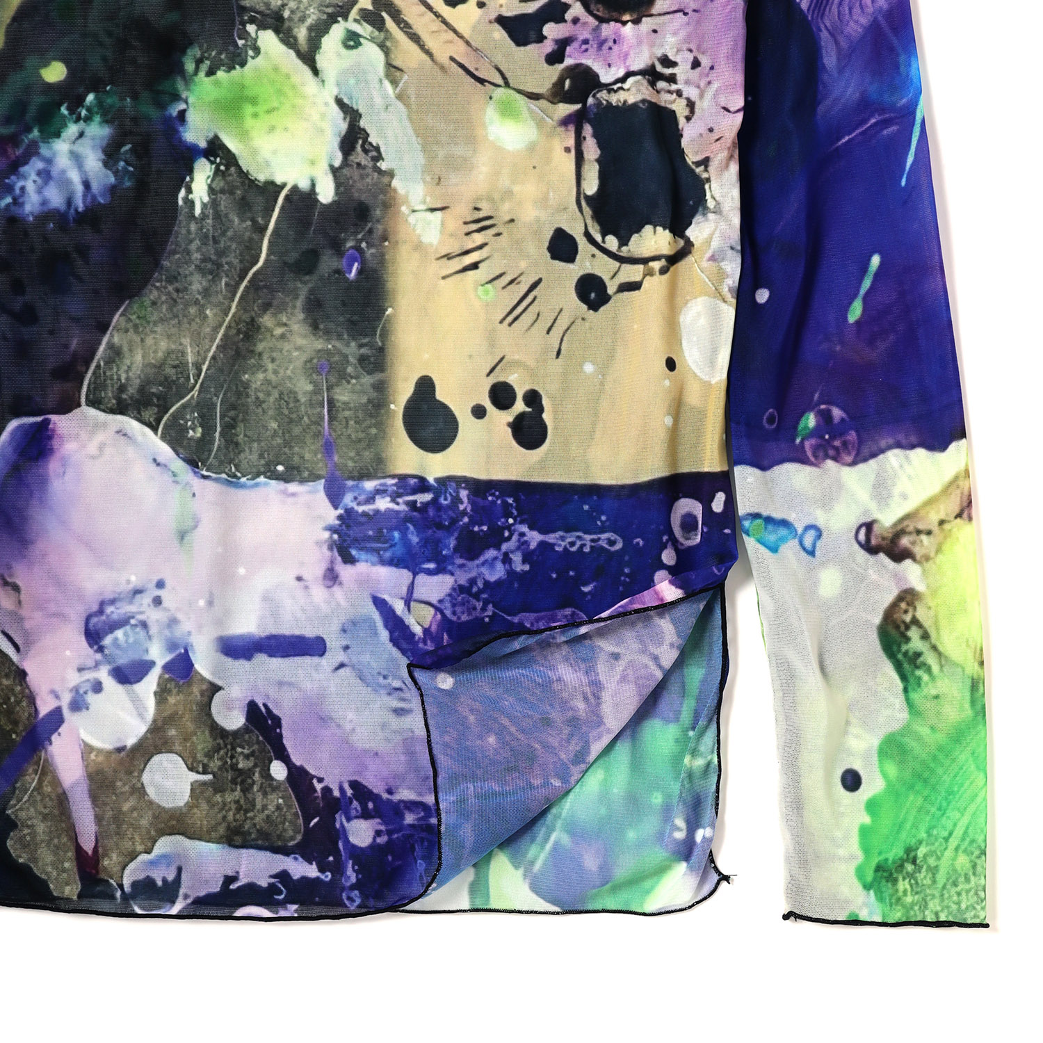 EVANGELION Graffiti Sheer Cutsew by Cigarette-burns (PURPLE(EVA-01))