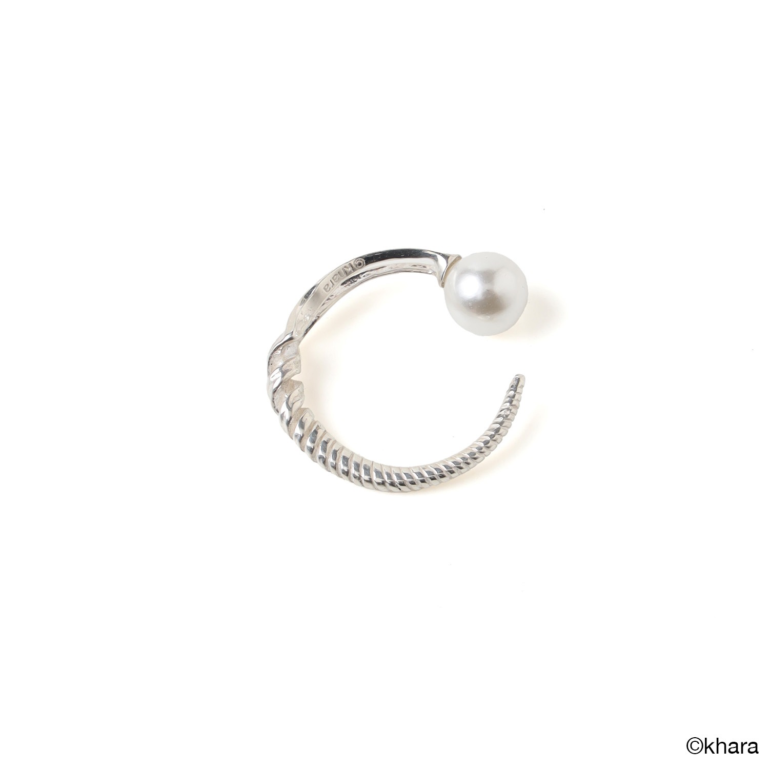 Longinus Pearl Ear Cuff（SILVER）