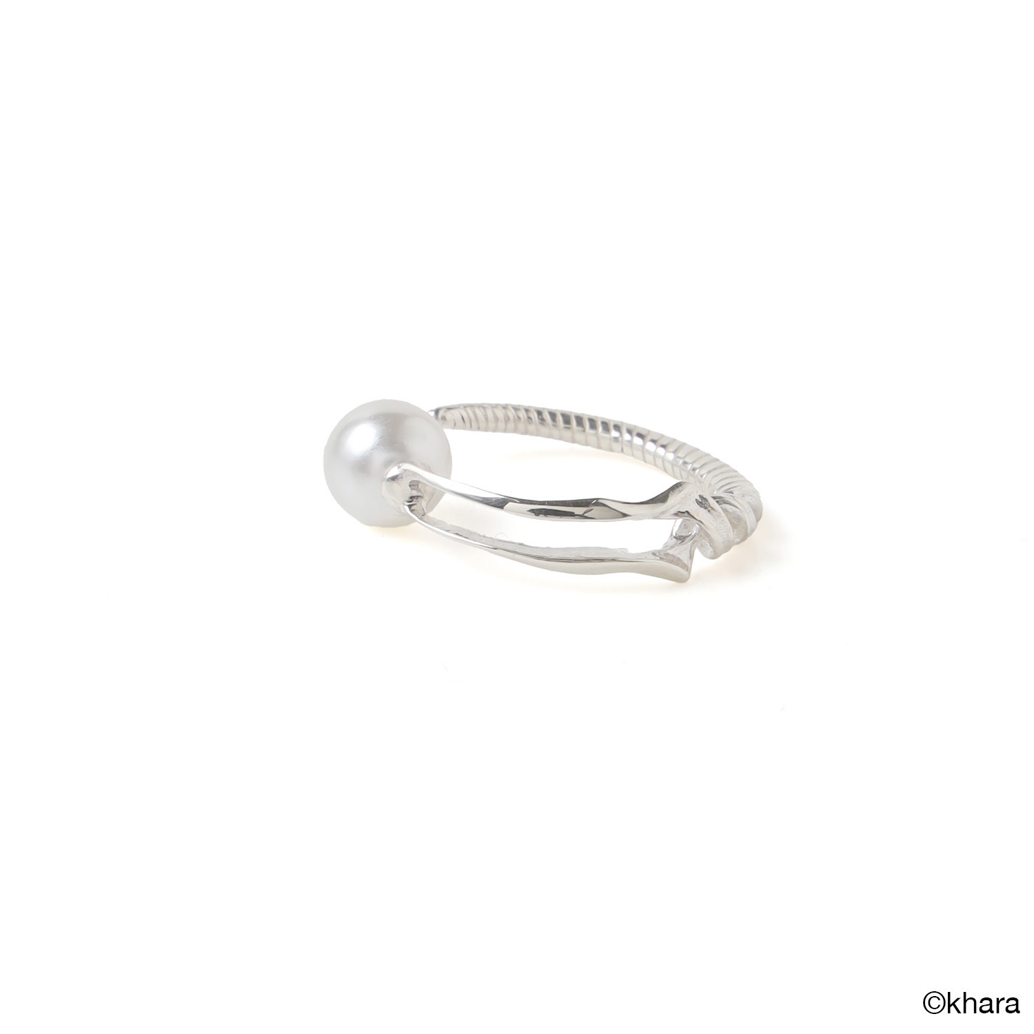 Longinus Pearl Ear Cuff（SILVER）