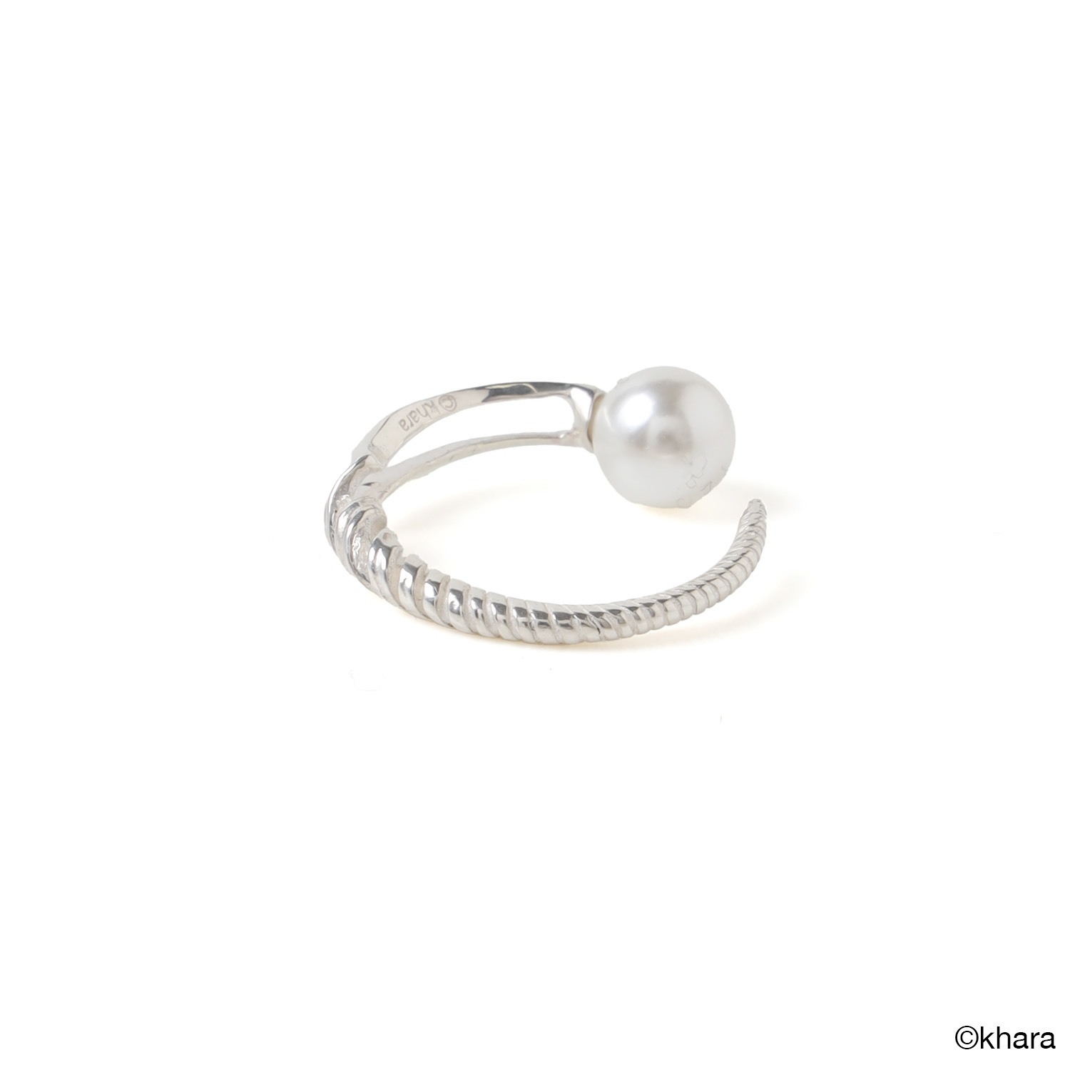 Longinus Pearl Ear Cuff（SILVER）