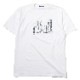 THE BEAST BIG T-Shirt (WHITE×SILVER)
