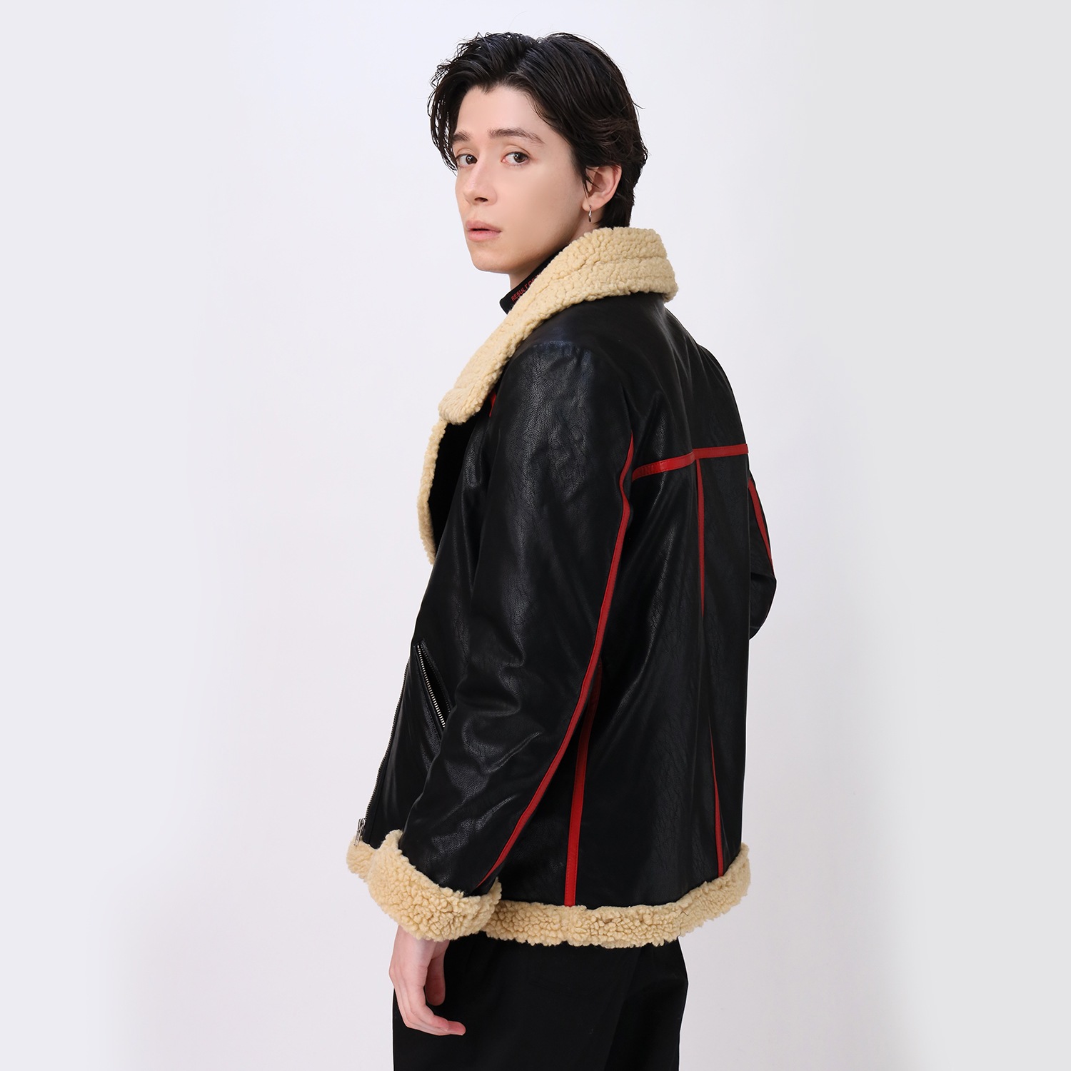 EVANGELION BOA RIDERS JACKET (BLACKRED(EVA-02))