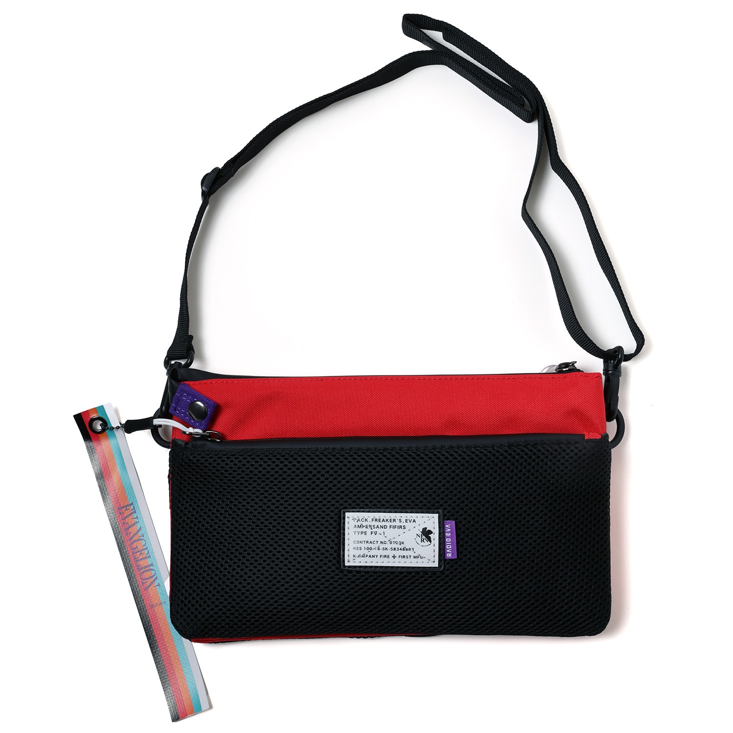 EVANGELION SHIN SACOCHE BAG by FIRE FIRST (RED)
