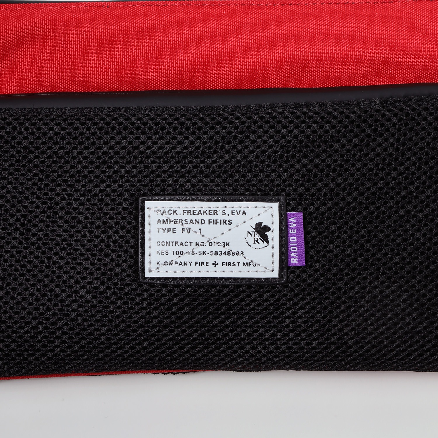 EVANGELION SHIN SACOCHE BAG by FIRE FIRST (RED)