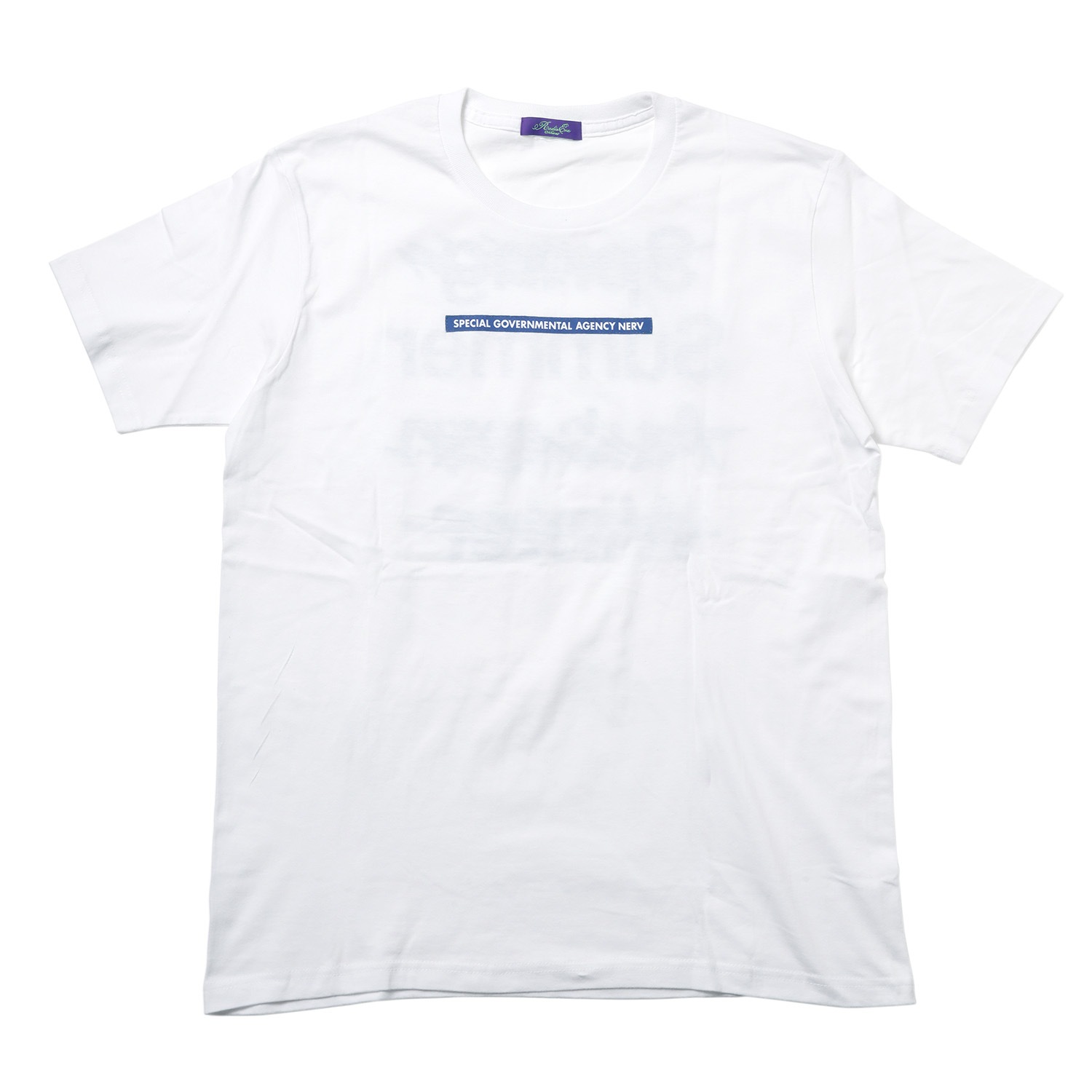 NEW ONLY SUMMER T-Shirt (WHITE×BLUE)