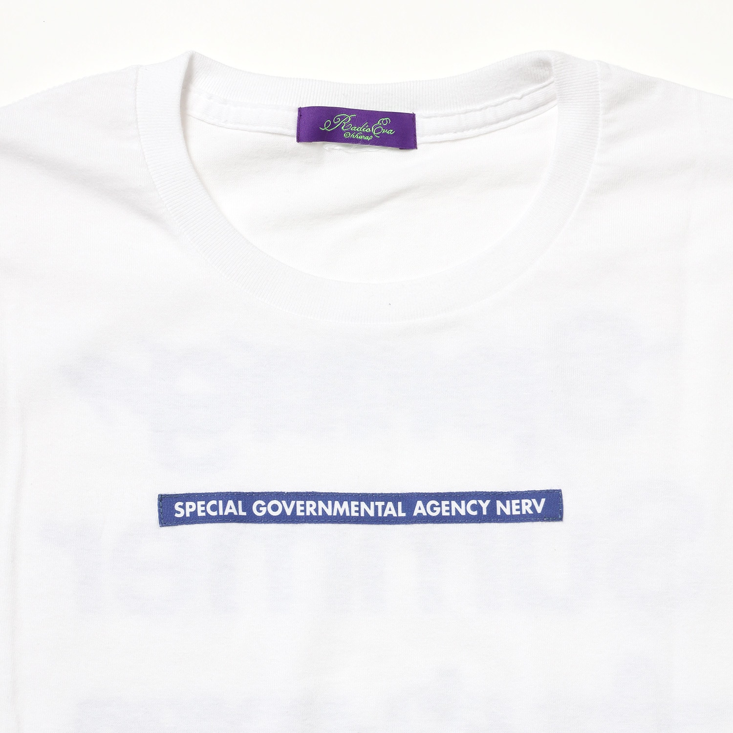 NEW ONLY SUMMER T-Shirt (WHITE×BLUE)