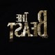 THE BEAST BIG T-Shirt (BLACK×GOLD)