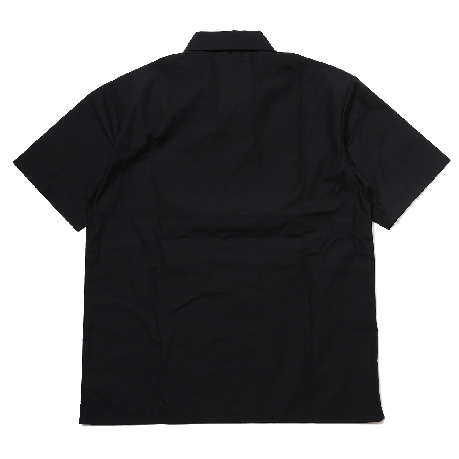 EVA-01 Flower Embroidery SHORT SLEEVE SHIRT BLACK EDITION (BLACK)