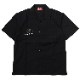 EVA-01 Flower Embroidery SHORT SLEEVE SHIRT BLACK EDITION (BLACK)