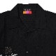 EVA-01 Flower Embroidery SHORT SLEEVE SHIRT BLACK EDITION (BLACK)