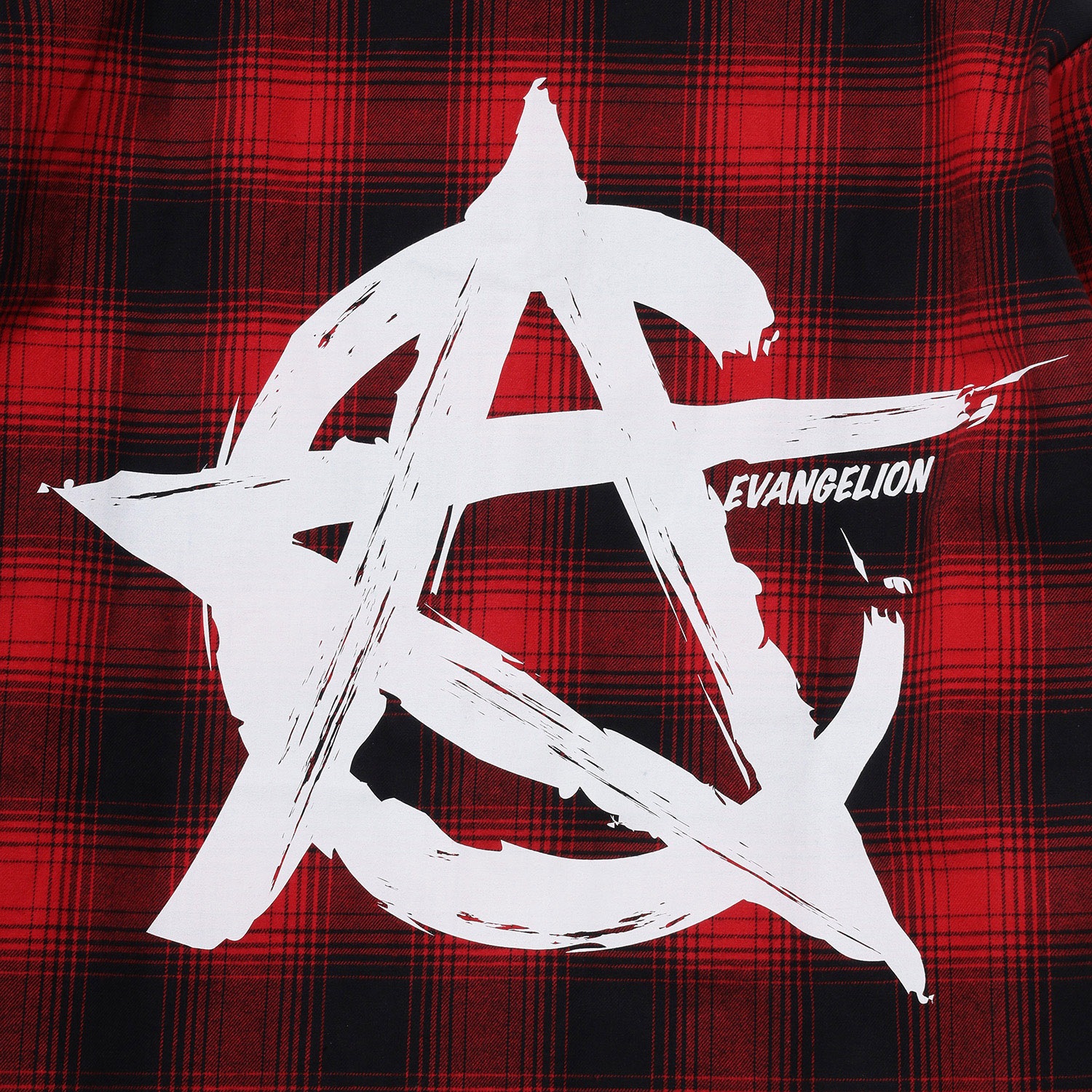 CIRCLE EVA FLANNEL CHECK SHIRTS (RED)