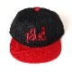 THE BEAST Embroidery Cap（BLACK×RED）