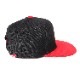 THE BEAST Embroidery Cap（BLACK×RED）