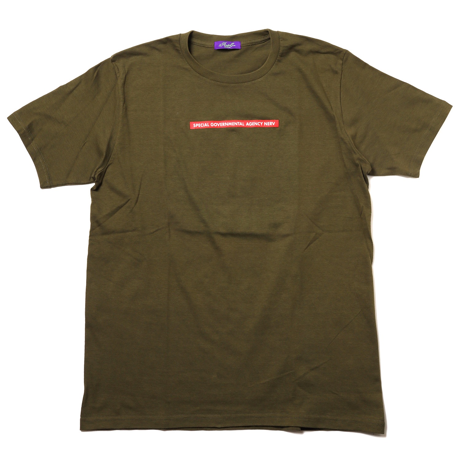 NEW ONLY SUMMER T-Shirt (OLIVE×WHITE)