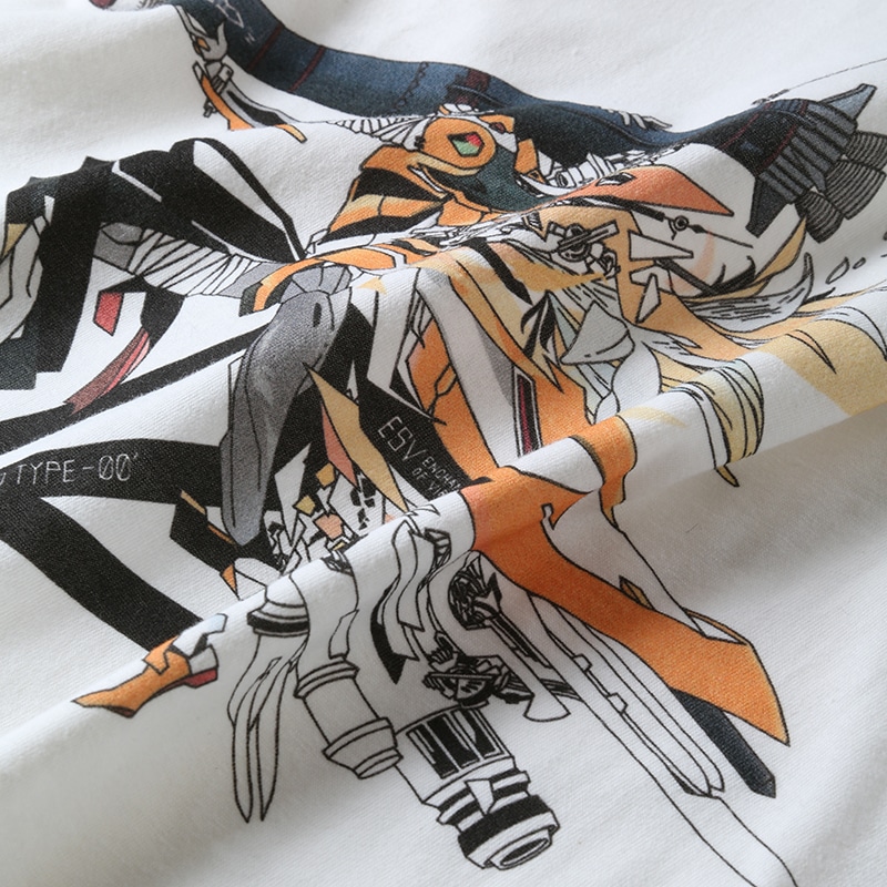 Abstract EVANGELION T-Shirt β（KENTA KAKIKAWA）（WHITE（EVA-00））