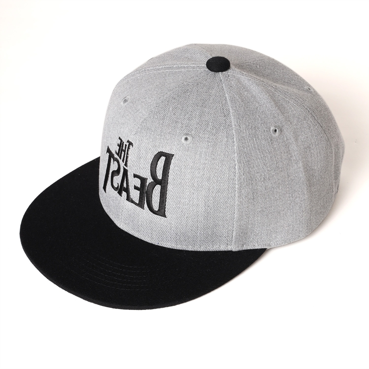 THE BEAST Embroidery Cap（GRAY×BLACK）