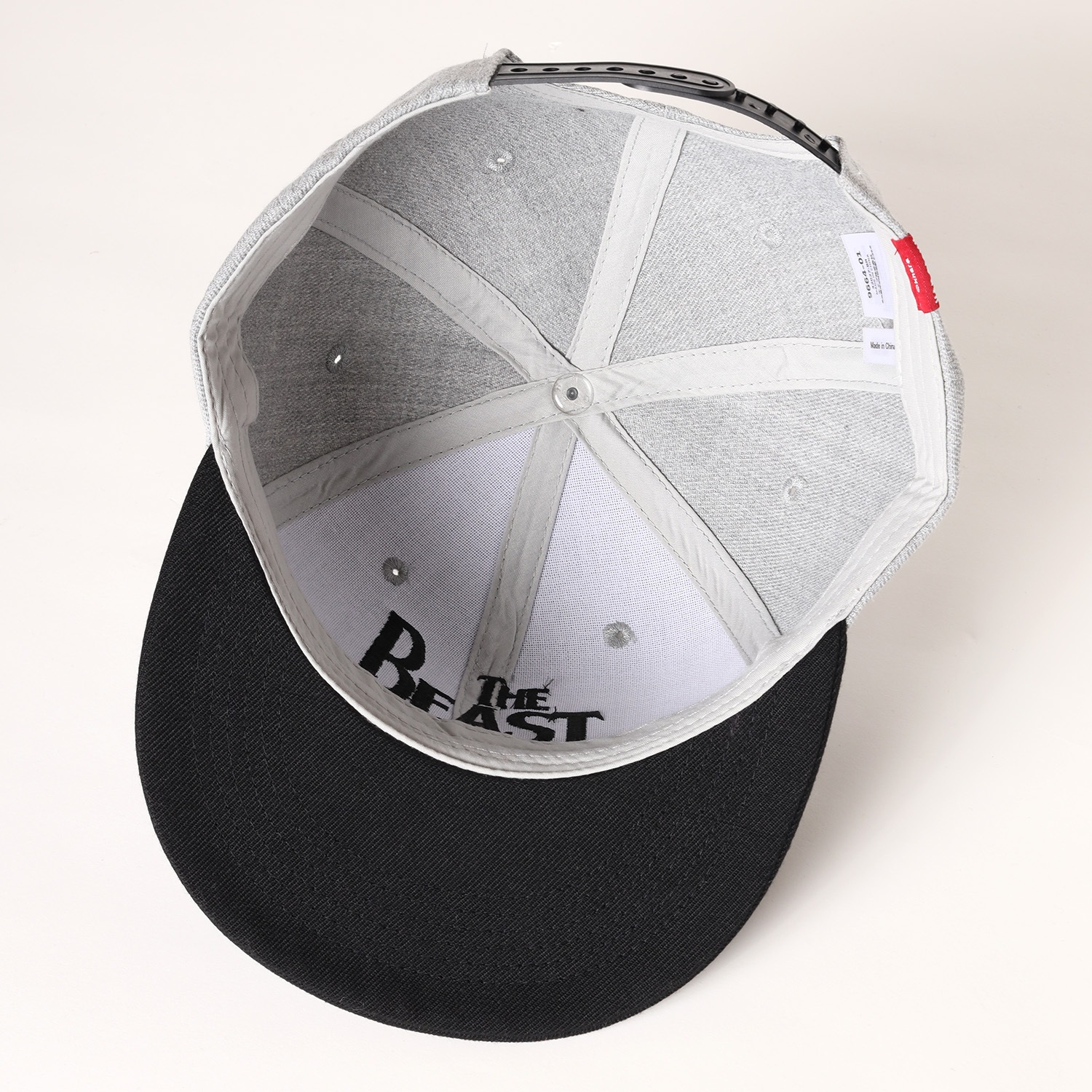 THE BEAST Embroidery Cap（GRAY×BLACK）
