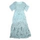 EVANGELION Cotton Crepe Dress (BLUE)