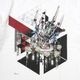 Abstract EVANGELION T-Shirt β（KENTA KAKIKAWA）（WHITE(44A44B4444C)）