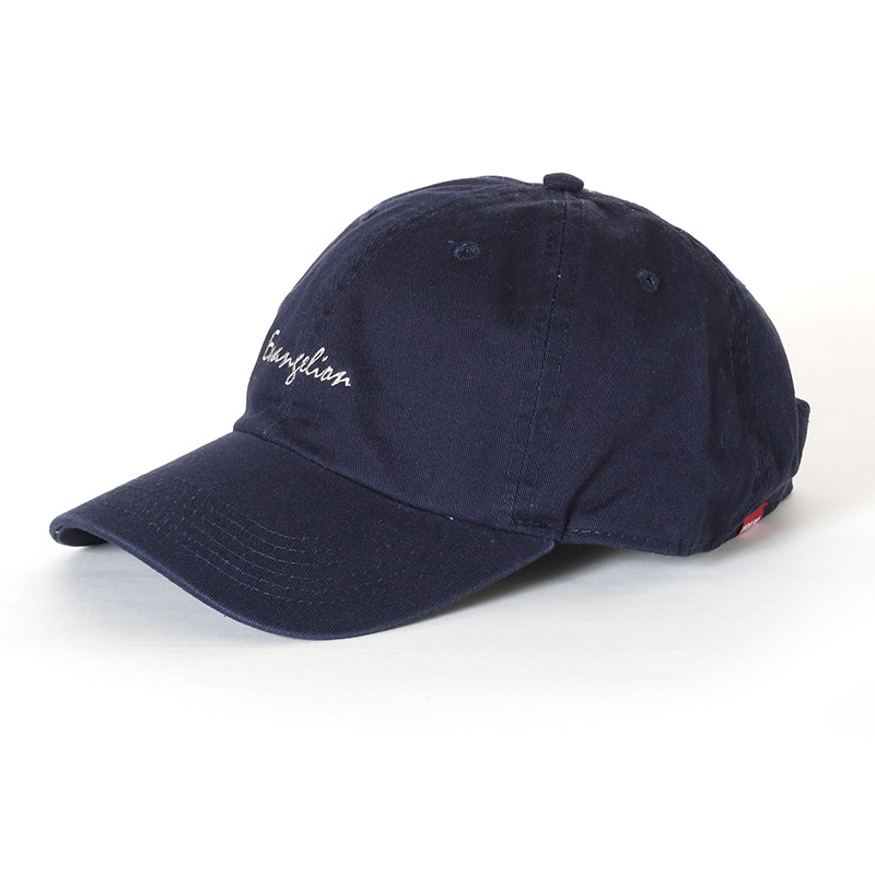 EVANGELION Cotton Washed Cap (ネイビー)